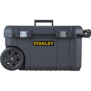 Stanley Montagebox Essential Mobile 50L: Werkzeugkoffer mit Rädern und Teleskopgriff.