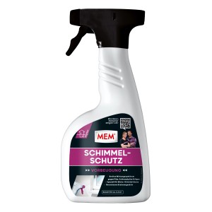 Sprühflasche MEM Schimmel-Schutz 500ml zur Vorbeugung und Entfernung von Schimmel im Innenbereich.