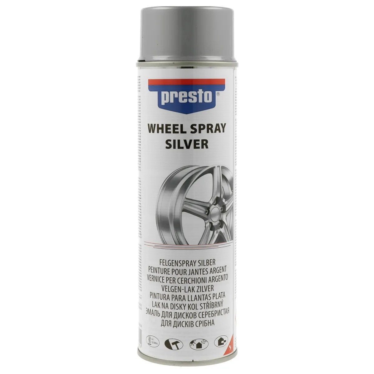 MOTIP FELGENLACK SPRAY SILBER METALLIC GLANZEND 500ML - Foto 3