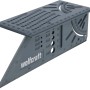 wolfcraft 3D-Gehrungswinkel 150 mm, ein Messwerkzeug zum Anreißen von Winkeln und Bestimmen von Bohrergrößen.
