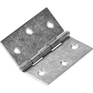 Käntiges Scharnier, 60x60 mm, aus Edelstahl, für bewegliche Verbindungen.