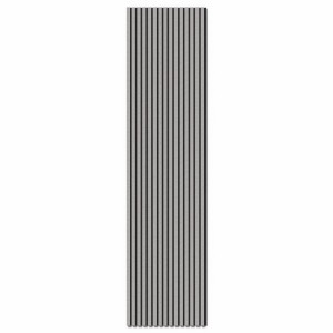 Denpanels Akustikpaneel in Betongrau, 240x60 cm, zur Schallabsorption und Wandgestaltung.