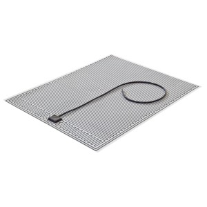 Perobe Spiegelheizung 40x50 cm, eckig, zur Vermeidung von beschlagenen Spiegeln.