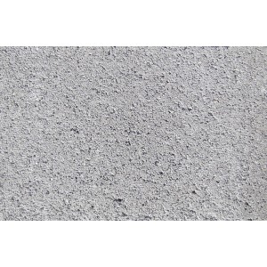 Detailaufnahme: Graue Diephaus L-Stein Ecke (90°) mit rauer Betonoberfläche. Mauersystem.