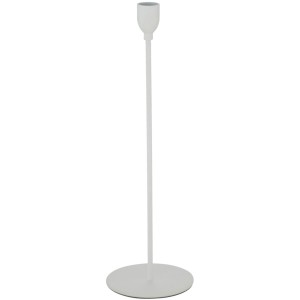 Grauer Boltze Kerzenleuchter Malte, 33 cm hoch, aus Eisen, modernes Design.