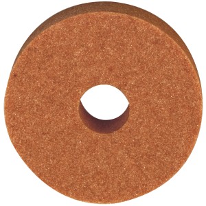 Proxxon Schleifscheibe Edelkorund für BSG 220 und SP/E, rotbraune Scheibe mit Bohrung.