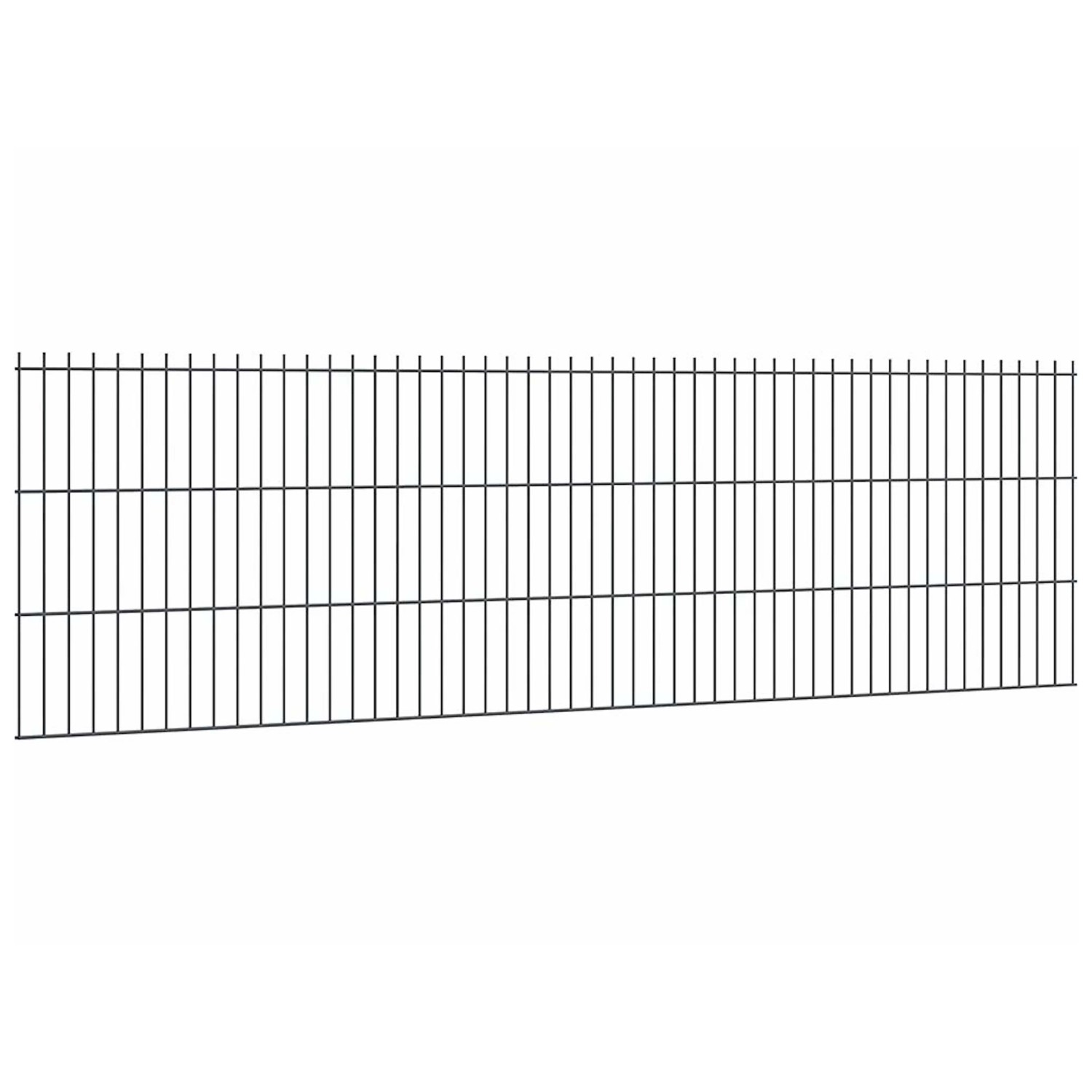 Doppelstabmattenzaun Stärke 6/5/6 Anthrazit 63 x 251 cm kaufen bei OBI