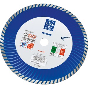 LUX Diamant-Trennscheibe Classic, 230 mm, segmentiert für Winkelschleifer.