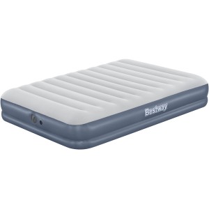 Doppelluftbett (204x152x36 cm) von Bestway mit Elektropumpe für Camping & Zuhause.