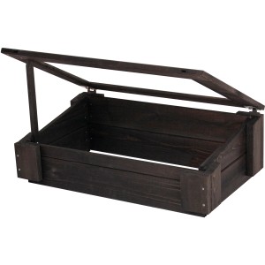 Frühbeet-Aufsatz für Hochbeete Anthrazit 74 cm x 44 cm