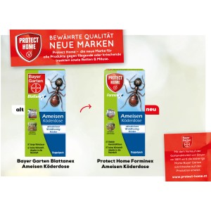 Protect Home FormineX Ameisen Köderdose, 2er-Pack zur Ameisenbekämpfung im Haus und Garten.