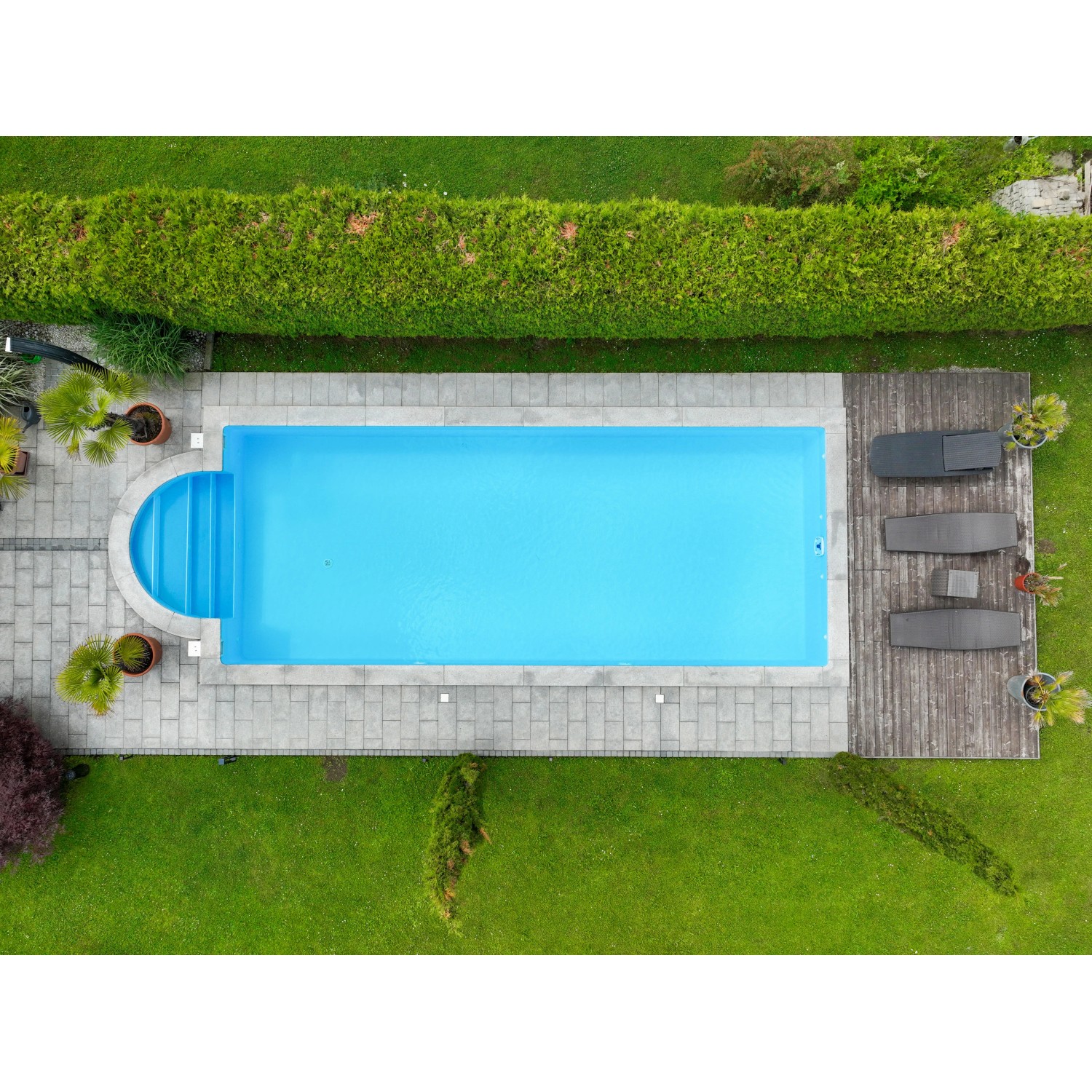 Steinbach Styropor Pool-Set Classic de Luxe 2+ Einbaubecken 700 cm x ...