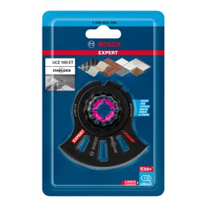 Bosch Expert ACZ 105 ET MultiMaterial Segmentsägeblatt für Multifunktionswerkzeuge.