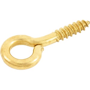 Ringschraube Messing Ø 2,8 x 16 mm 6 Stück