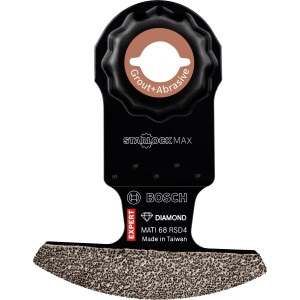 Bosch Expert Segmentsägeblatt MATI68 RSD4 Spitz, 68mm, für Multifunktionswerkzeuge zum Entfernen von Fugen.