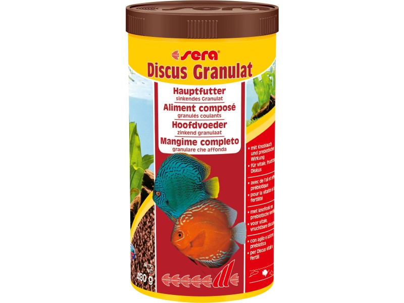 Granulat Fischfutter Aquarium Diskus Granulat Mix 450 G – Futter Für Barsch, Diskus & Andere Aquarienfische Futter Für Carnivore Und Pflanzenfressende Fische