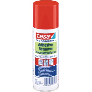 Tesa Professional Klebstoffentferner, 200 ml Spraydose zur Entfernung von Kleberückständen.