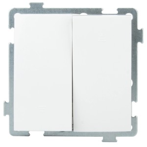 Jalousie-Schalter Mirena Weiß