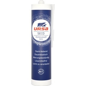 Ursa-Seco Pro DKS Dichtkleber, 310 ml Kartusche für Dämmstoffzubehör.