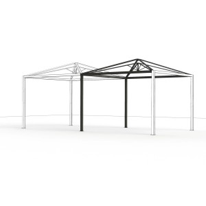Siena Garden Pergola-Erweiterung Schattenmanufaktur Comuna