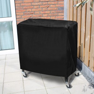 Axi Kühlwagenabdeckung aus Polyester, schwarz, schützt Ihre Kühlbox vor Wind und Wetter.