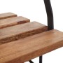Detailansicht: MCW Biergartenstuhl J40, 2er Set, Naturfarben, Holz und Metall