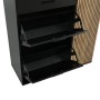 okwish Schuhschrank Set mit Spiegel Garderobe Flur 85x36x85cm Schwarz_10