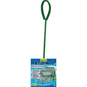 Tetratec Fangfix-Netz S, 8 cm, grünes Nylon-Netz zum Herausfangen von Fischen im Aquarium.