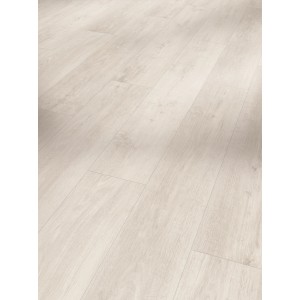 Parador Laminat Basic 400 Altholz Weiß, wasserfest, Landhausdielen-Optik.