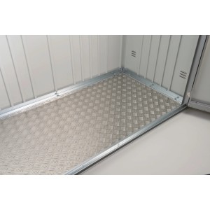 Bodenplatte aus Alu-Riffelblech für OBI Gartenhaus Europa Größe 1 GS/WS 150.