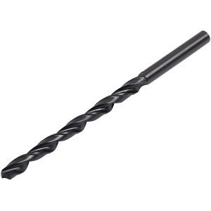 LUX Metallbohrer, 10 mm Durchmesser, extra lange Ausführung für tiefe Bohrungen.