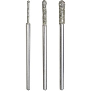 Proxxon Diamant Schleifstifte, Kugel, 3,2mm, 2er-Set, für Miniaturwerkzeuge.