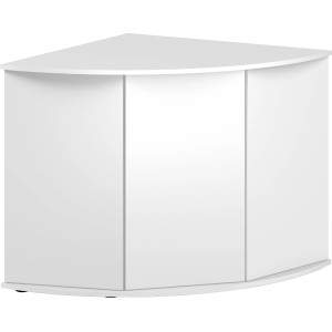 Weißer Juwel Aquariumunterschrank SBX Trigon 350 für Eckaquarien.