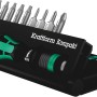 Wera Bit-Set Kraftform Kompakt 12, 10-teilig, mit Schraubendreher und Bits in Halterung.