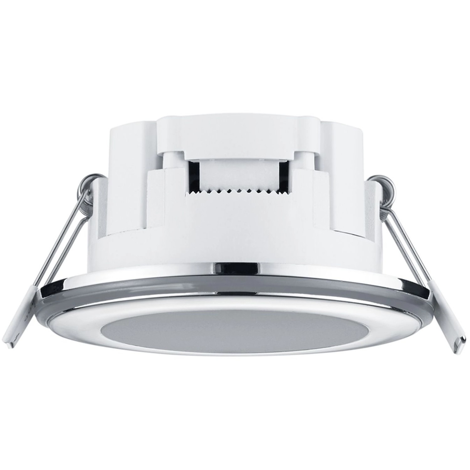 Trio LED Einbauspot Aura, 5W, Chrom, für stimmungsvolle Beleuchtung im Innenbereich.