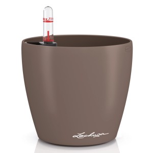 Lechuza Classico Color Pflanzgefäß, Ø 13 cm, Muskat, mit Bewässerungssystem.