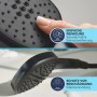 Grohe Vitalio Comfort 110 Handbrause in Schwarz matt, mit SpeedClean Düsen und zwei Strahlarten.