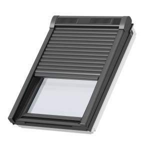 Velux Solar-Rollladen SSL, 55x70 cm, Alu, für Dachfenster. Hitzeschutz und Verdunkelung.
