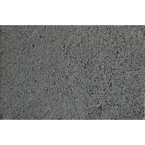 Nahaufnahme einer anthrazitfarbenen Diephaus Rechteck-Palisade. Detailaufnahme der Oberfläche.