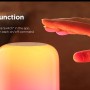 Govee RGBICWW LED-Tischlampe H6022 mit Farbwechsel und Touch-Funktion.
