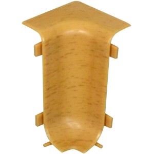 Innenecke Buche KU050 für Sockelleisten, Kunststoff, 52,5x31,5x29,5mm.