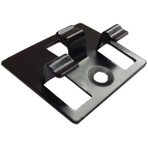 Elephant Terrassen-Montageclip, schwarz, für unsichtbare Terrassenmontage. 100er Pack.