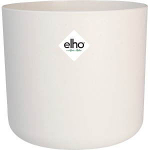 Weißer, runder Elho Blumentopf B.For Soft (Ø 13,8 cm) für Zimmerpflanzen.