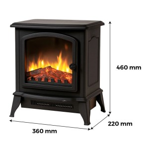Sannover Elektroofen/-kamin Xelia 1800 W 46 x 36 x 22 cm