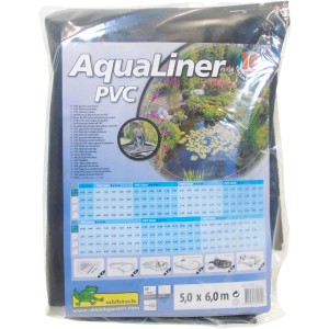 Verpackte Ubbink Teichfolie AquaLiner PVC, 6 x 5 m, für Gartenteiche.