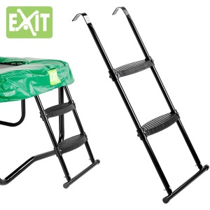 EXIT Trampolin Leiter für Rahmenhöhe 80-95 cm, sicherer Aufstieg zum Trampolin.