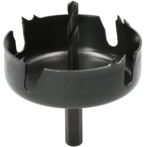 Bosch Lochsäge 75 mm für Spot-Strahler, geeignet für Holz und Gipskarton.