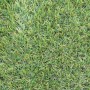 Detailaufnahme Kunstrasen-Teppich, 2x3 m, grüne Gras-Optik, Florhöhe 15mm.