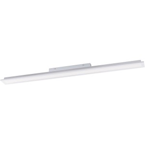 Weiße Just Light LED-Panel Fleet, 100x10 cm, für Deckenmontage mit Bewegungsmelder.