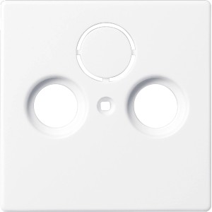 Busch-Jaeger Antennenabdeckung Solo, studioweiß, für Antennendosen.